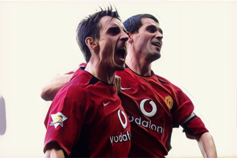 gary neville roy keane manchester united
