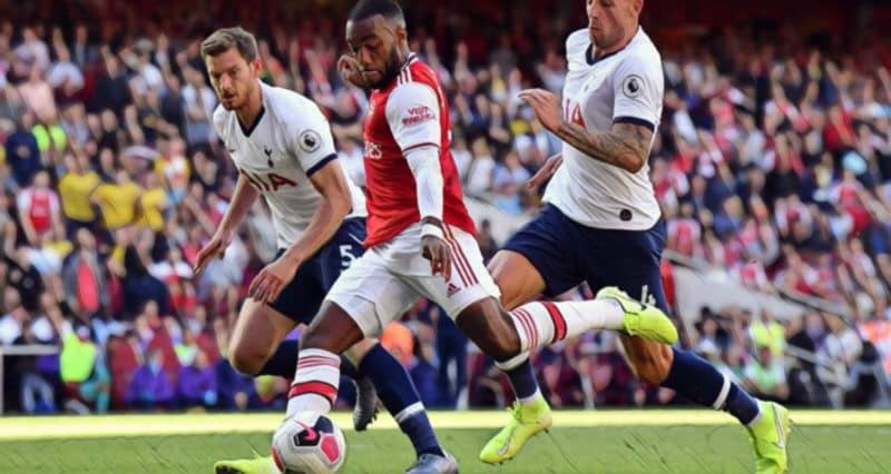 lacazette goal arsenal spurs