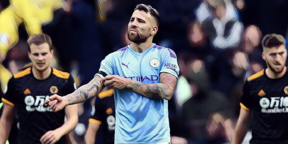 Otamendi Man City v Wolves