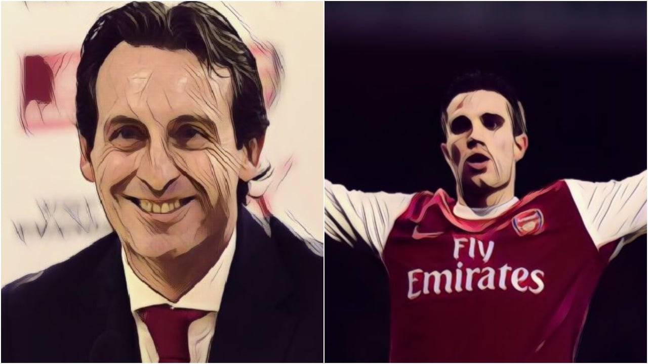 unai emery robin van persie arsenal