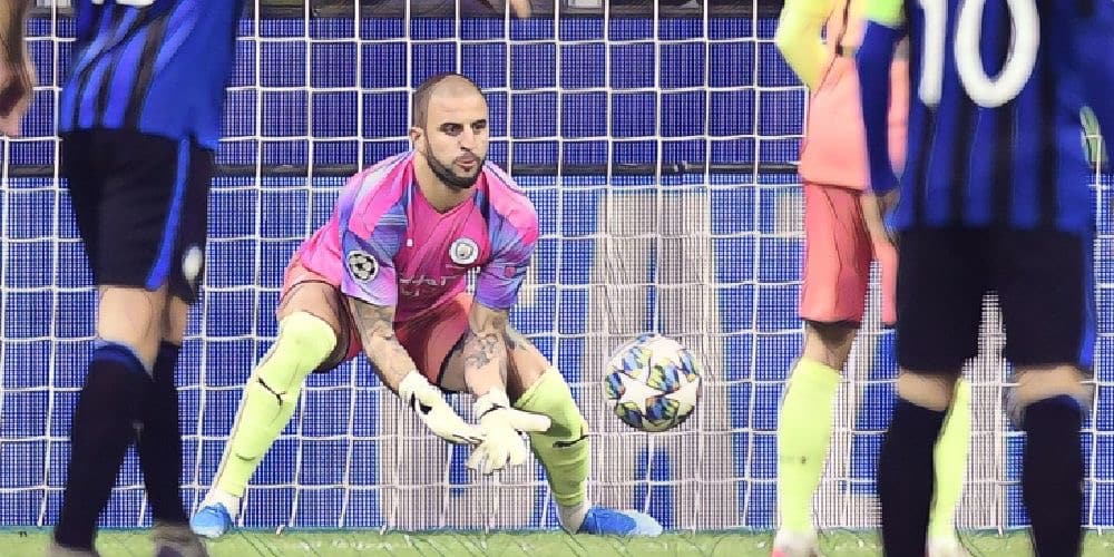 kyle walker in goals manchester city champions league