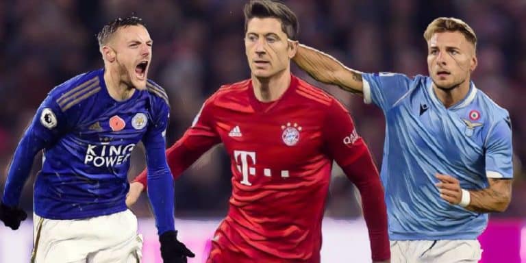 Seven strikers in red-hot form right now across Europe