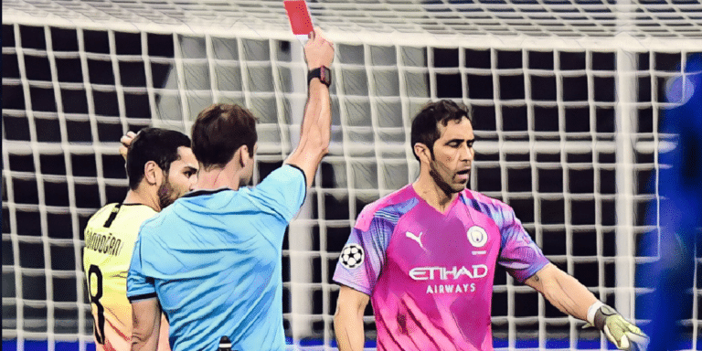 Claudio Bravo red card Atalanta