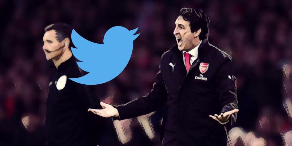 twitter reaction arsenal sacking unai emery