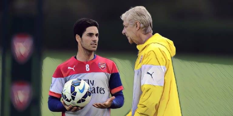 mikel arteta arsene wenger arsenal