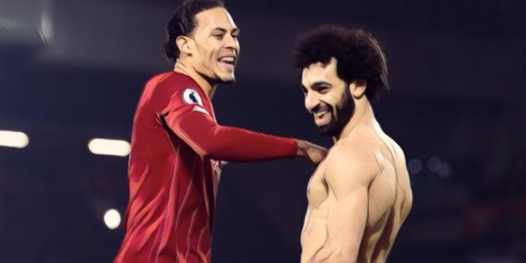 van dijk salah liverpool premier league