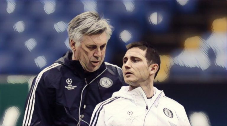 lampard ancelotti chelsea everton