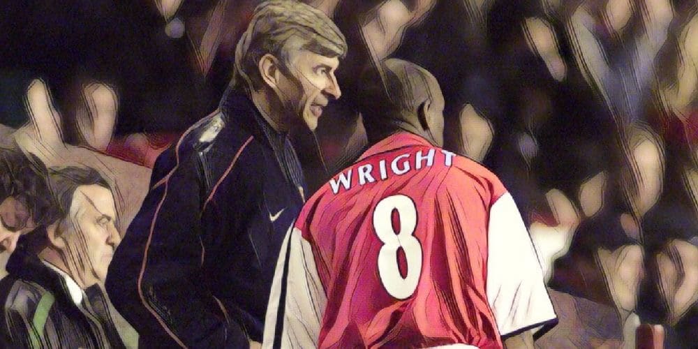 arsenal wenger ian wright