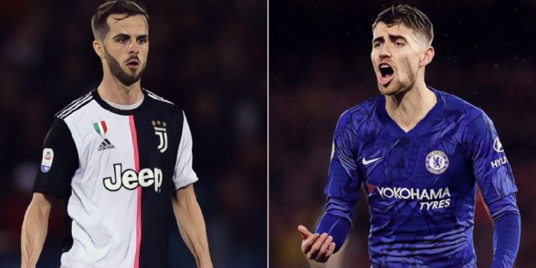 pjanic jorginho chelsea juventus