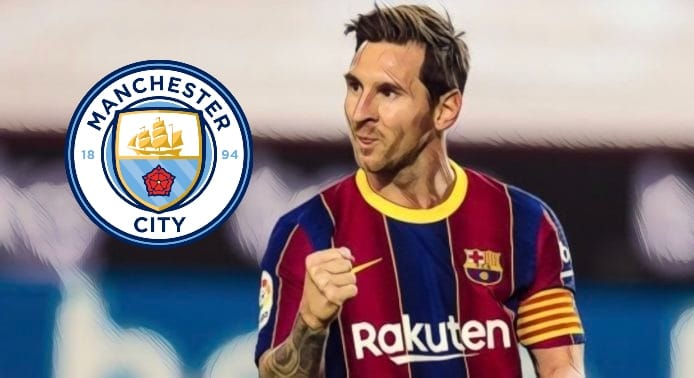 Man City Lionel Messi transfer Premier League Barcelona