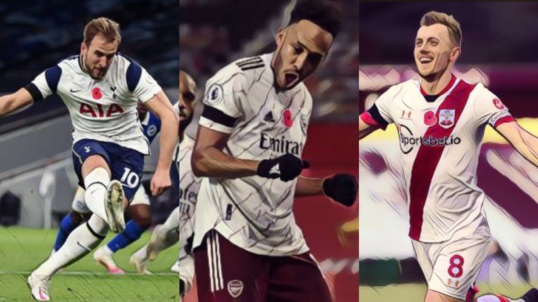 premier league stats arsenal big six kane ward prowse