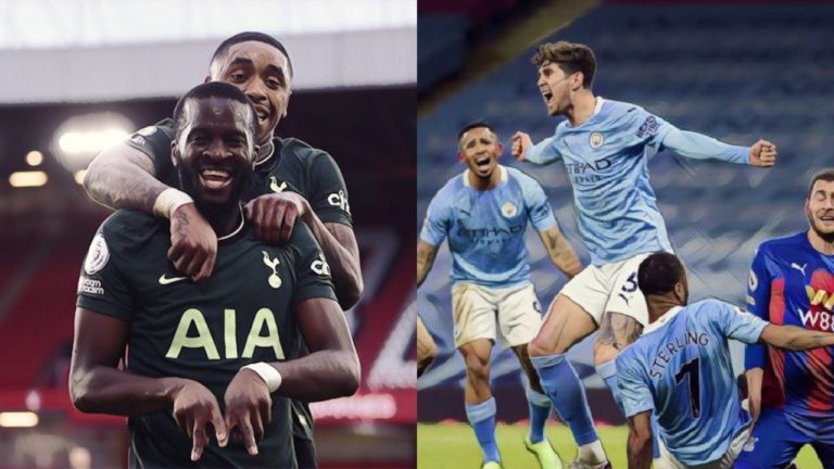 premier league weekly awards ndombele stones sheffield united