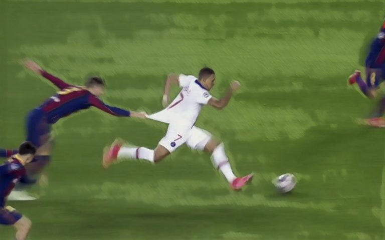 Kylian Mbappé Pique PSG Barcelona