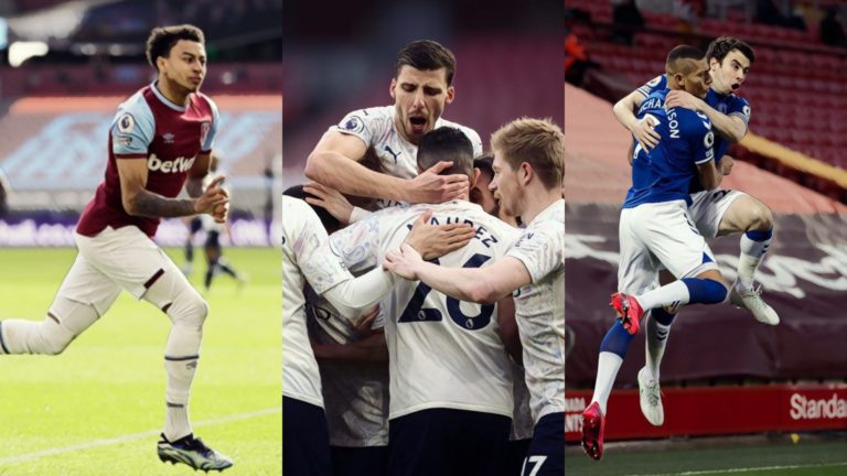 premier league stats everton liverpool man city arsenal west ham spurs