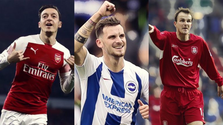 premier league top german assist makers ozil hamman gross ziege sane