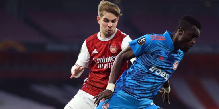 Smith Rowe Arsenal Olympiakos