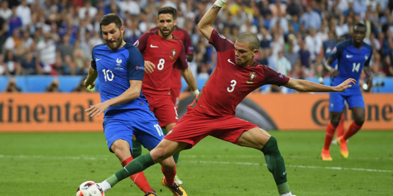 Pepe's defensive masterclass against France in the Euro 2016 final