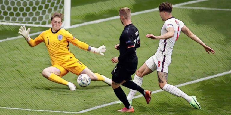 Pickford save England