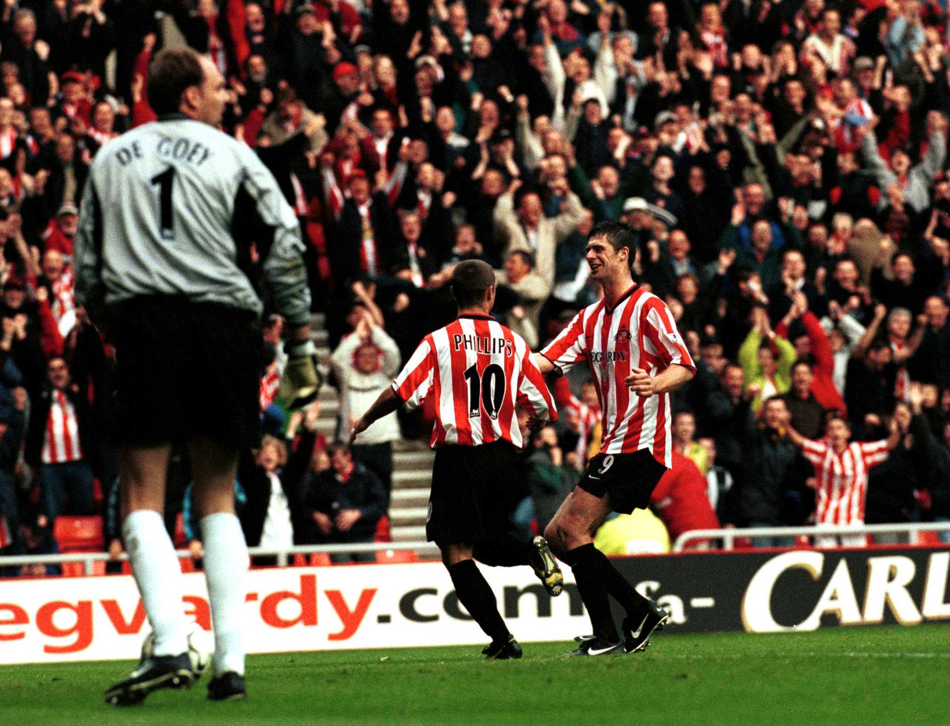 Niall Quinn and Kevin Phillips Sunderland