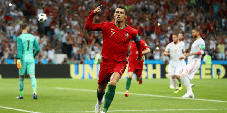 Cristiano Ronaldo hat-trick for Portugal vs Spain