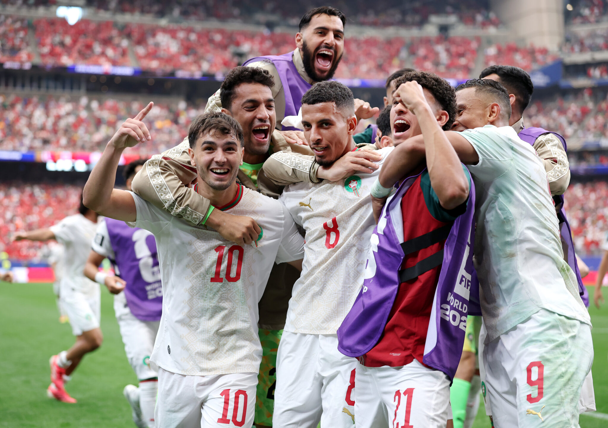 The four African sides to reach the World Cup quarter-finals