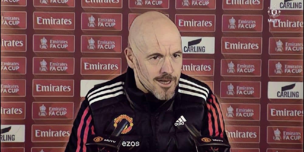 ten hag press conference fa cup