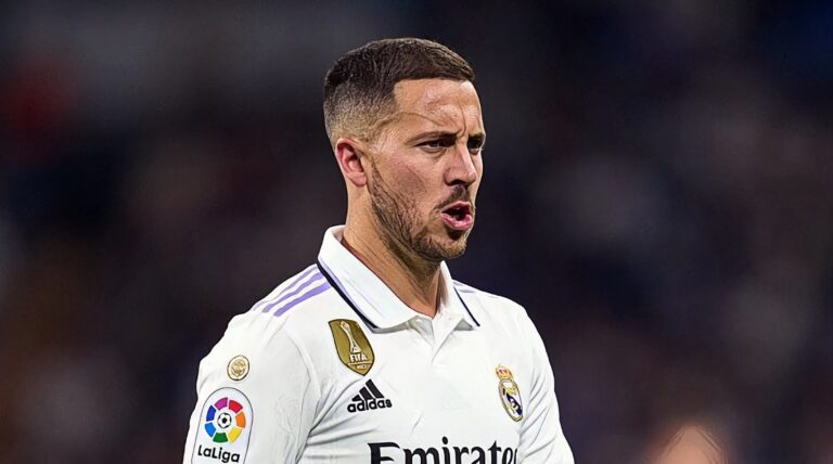 Former Real Madrid and Chelsea star Eden Hazard.