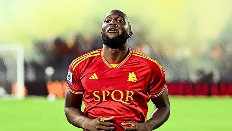 Romelu Lukaku of AS Roma before the Serie A football match between Roma and AC Milan at Olimpico stadium in Rome (Italy), September 1st, 2023