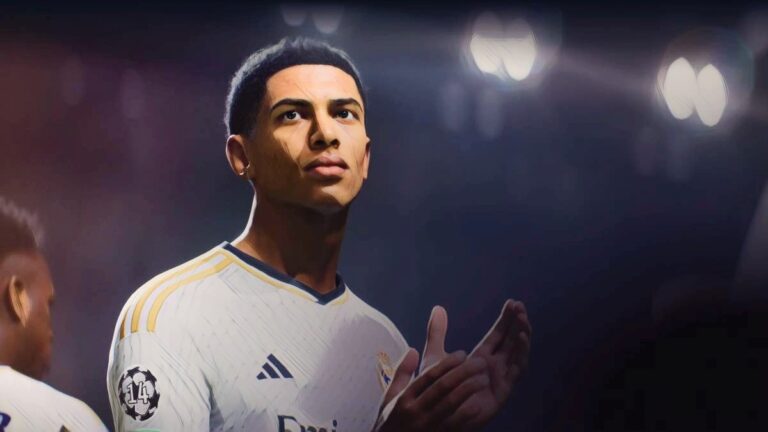 Jude Bellingham in the EA Sports FC 24 video game.