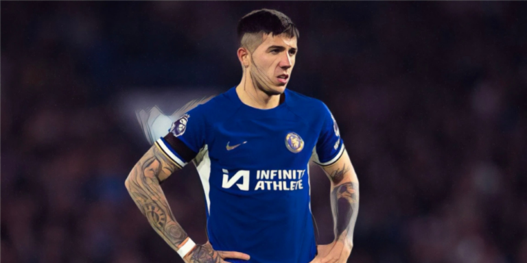 Chelsea midfielder Enzo Fernandez