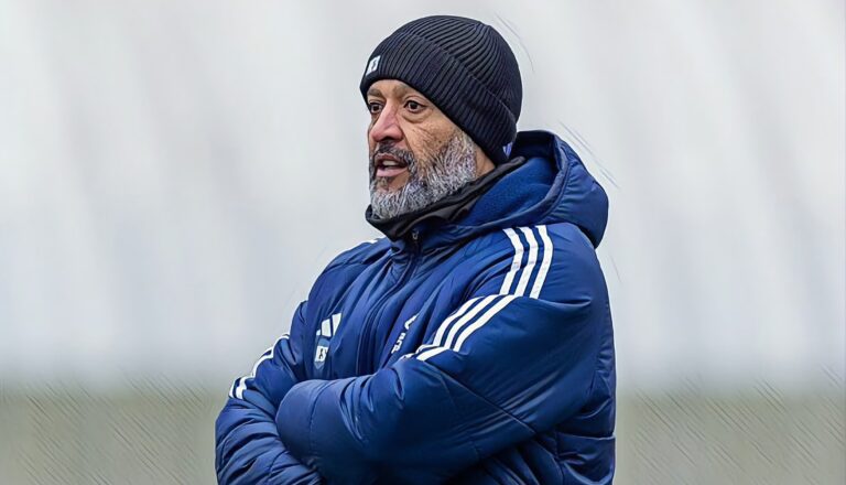 Nuno Espírito Santo manager of Nottingham Forest at The Nigel Doughty Academy on January 11, 2024 in Nottingham, England. (Photo by Ritchie Sumpter/NFFC via Getty Images)