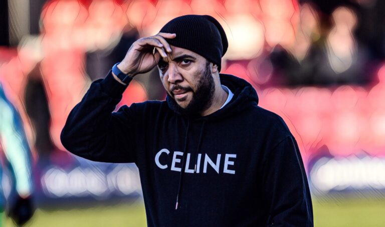 Forest Green Rovers' manager Troy Deeney is watching the Sky Bet League 2 match between Salford City and Forest Green Rovers at The Peninsula Stadium, Moor Lane, Salford, on January 6, 2024. (Photo by MI News/NurPhoto via Getty Images)