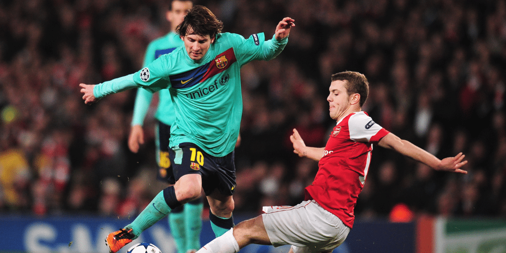 Iconic Performances: A teenage Wilshere takes on Barcelona's midfield masters