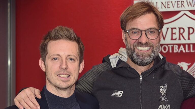 Liverpool CEO of football Michael Edwards and manager Jurgen Klopp.