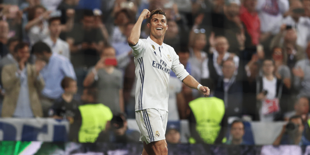 Cristiano Ronaldo hat-trick vs Atletico Madrid Champions LEague