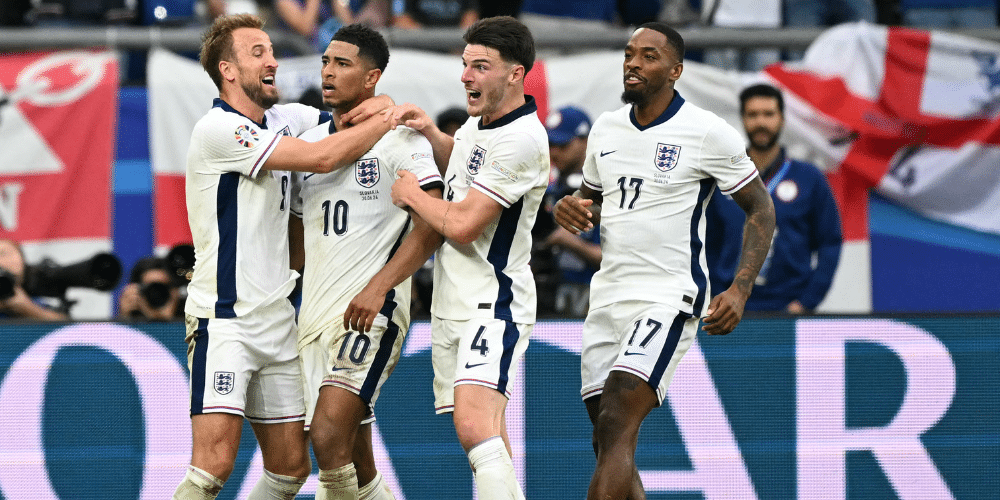 Harry Kane and Declan Rice lavished praise on Jude Bellingham after the midfielder kept alive England's Euro 2024 campaign