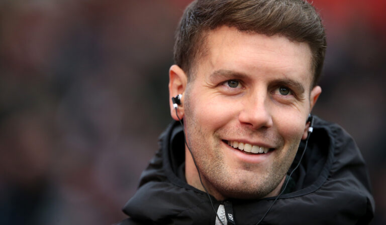 Crystal Palace manager Fabian Hurzeler looks on prior to the Second Bundesliga match between FC St. Pauli and SpVgg Greuther Fürth at Millerntor Stadium on February 03, 2024 in Hamburg, Germany.