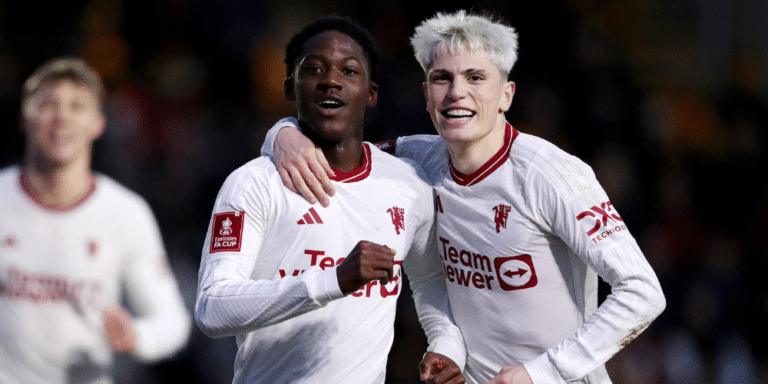 Kopa Trophy nominees Alejandro Garnacho and Kobbie Mainoo