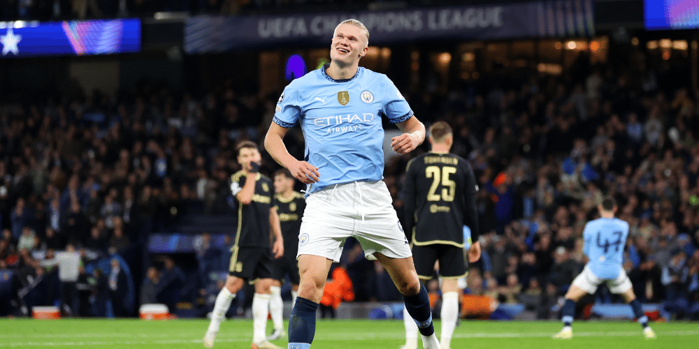 Pep Guardiola has called Erling Haaland ‘unstoppable’ after the forward scored twice in Manchester City’s 5-0 win over Sparta Prague.