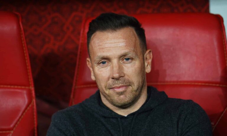Craig Bellamy, Head Coach of Wales looks on prior to the UEFA Nations League 2024/25 League B Group B4 match between Türkiye and Wales at the Kadir Has Stadium on November 16, 2024 in Kayseri, Turkey.