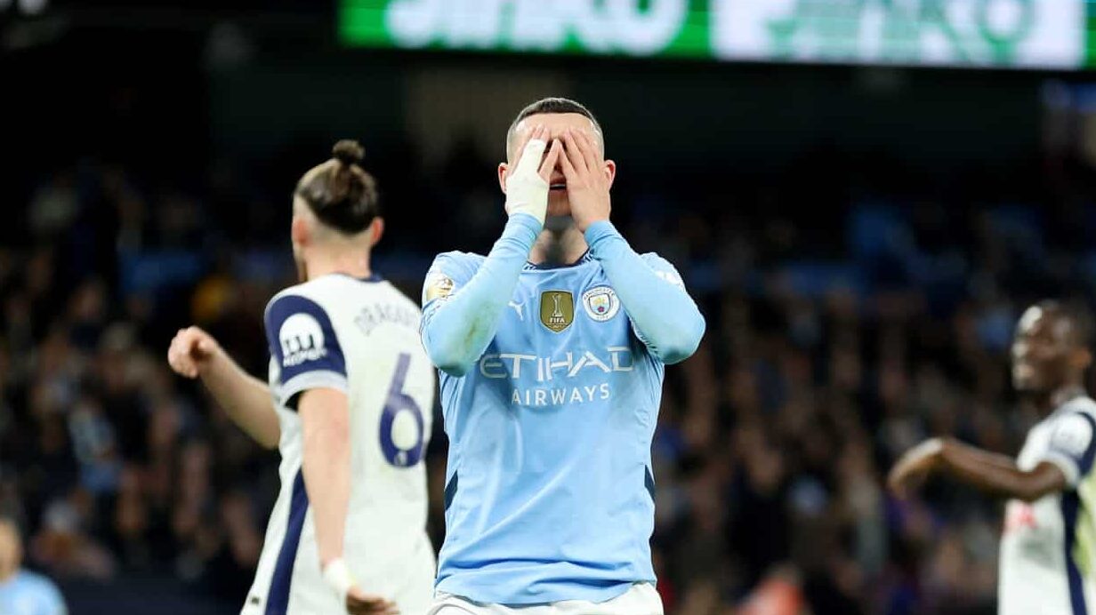 The incredible stats from Man City's 40 defeat to Spurs