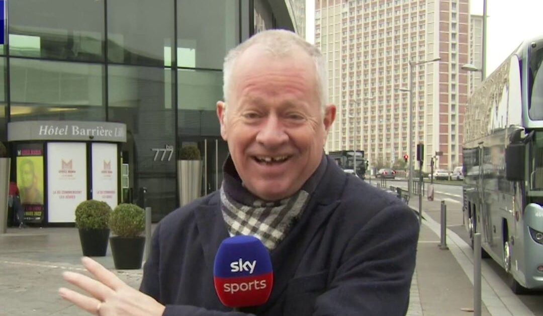 Sky Sports News reporter Gary Cotterill.