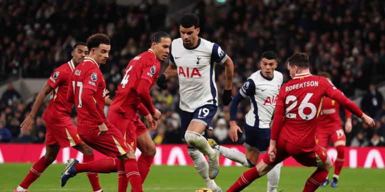 Ange Postecoglou has said Dominic Solanke has carried Tottenham 'on his back' for much of the current campaign.