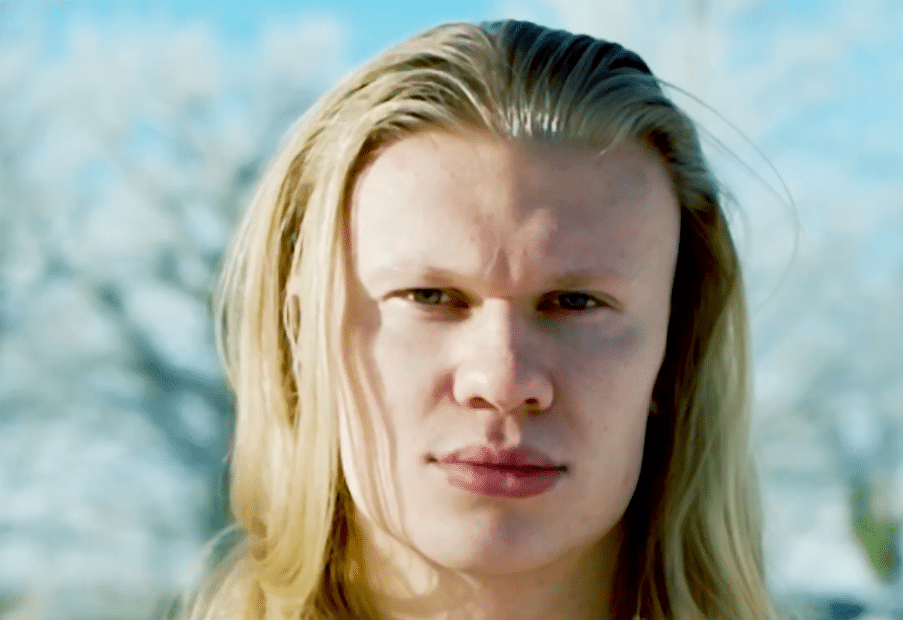 Man City striker Erling Haaland.