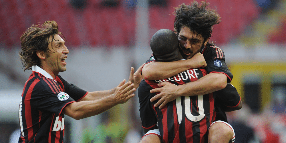 Iconic Duos: The 'chalk and cheese' of Gattuso and Pirlo in the Milan midfield