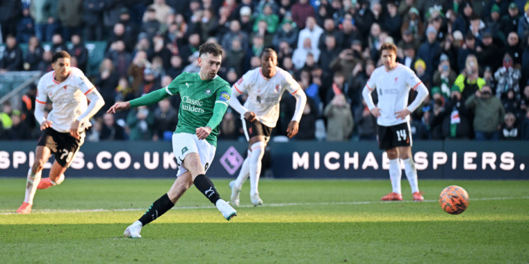 Plymouth stun Liverpool to end quadruple dream