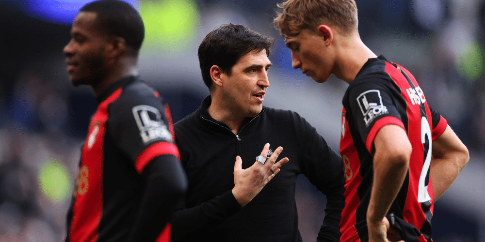 Andoni Iraola has insisted he is happy at Bournemouth despite links to Tottenham Hotspur.