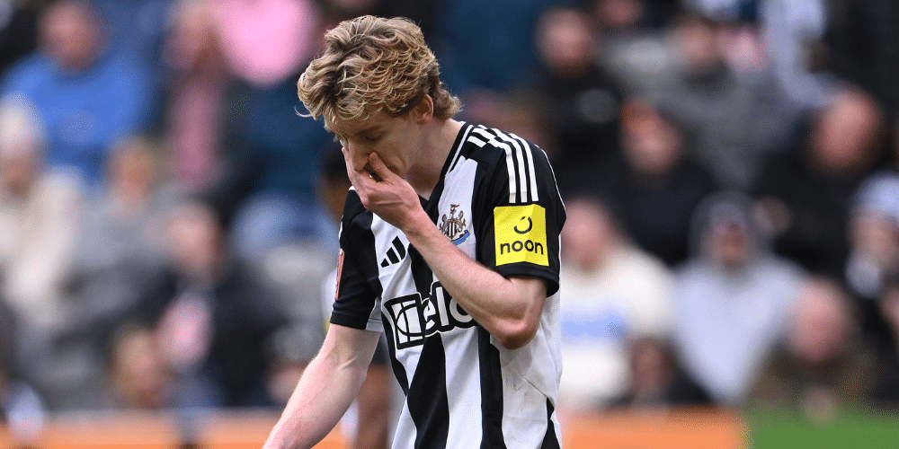 Gordon to miss Carabao Cup final as Newcastle decide against appeal