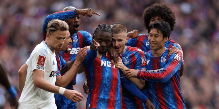 Eberechi Eze has just scored one of the great FA Cup semi-final goals for Crystal Palace