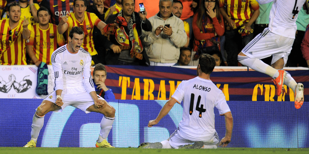 Every Copa del Rey final between Barcelona and Real Madrid